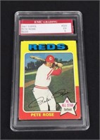 Pete Rose Graded Baseball Card