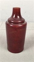 Old Apothecary Bottle - Red Amber