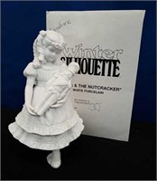 Porcelain Figurine-Winter Silhouette-Autographed