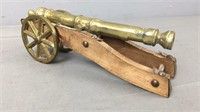 Wood / Brass Cannon