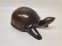 Solid Wood Turtle Sculpture from Thailand