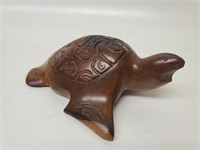 Solid Wood Turtle Sculpture from Thailand