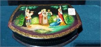 Russian Lacquer Box 5" Across