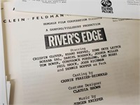 River's Edge press kit RARE 1986 Keanu Reeves