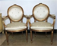 New Custom Made Italian Chairs Padded