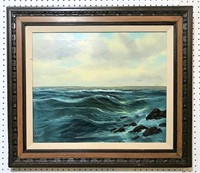 Wezel Seascape Oil on Canvas