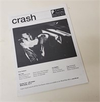 Crash 1996 Press Kit James Spader Holly Hunter