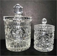 Crystal Biscuit Jar