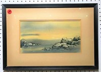 Lorraine Water Color Seascape