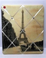 Padded Eiffel Tower Note Holder