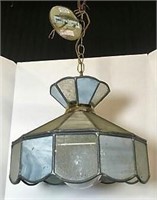 Frosted Stained Glass Ceiling Light