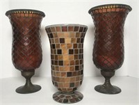 Three Horn Shape Candle Holders