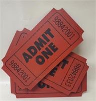 "Admit One" Ticket Sign Wall Art 13x13