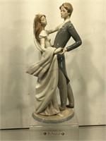 Lladro I Love You Truly Bride and Groom Dancing