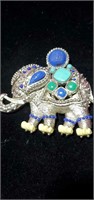 Elephant Brooch