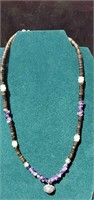 Amethyst & Bead Necklace