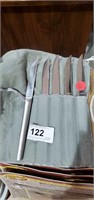 Austrian Table Knife Set 5 Pieces   in Cloth Roll