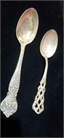2 Vintage Sterling Spoons