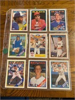 1988 Topps baseball cards