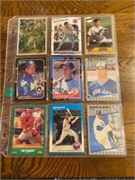 1986-1989 Baseball Cards