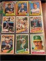 1983-1990 Topps Baseball cards