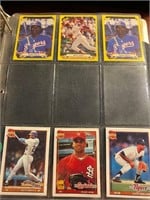 Classic & 1991 Topps baseball cards
