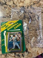 1990 Topps Team Set baseball cards- Giants