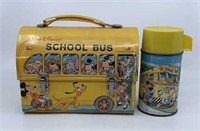 Walt Disney School Bus lunchbox & thermos