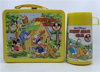 Vintage Mickey Mouse Club lunchbox & thermos