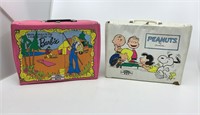 1970's Barbie & Peanuts lunchboxes