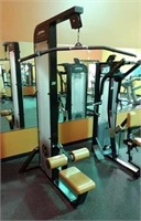 Lateral pull down machine