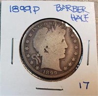 1899P Barber Half Dollar