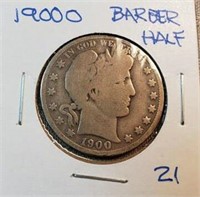 1900O Barber Half Dollar
