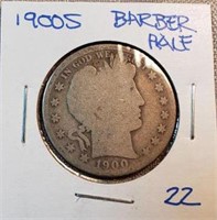 1900S Barber Half Dollar