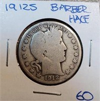 1912S Barber Half Dollar