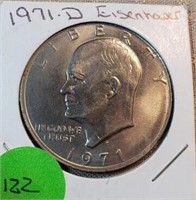 1971 P&D Eisenhower Dollars UNC