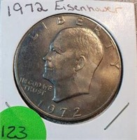 1972 P&D Eisenhower Dollars UNC
