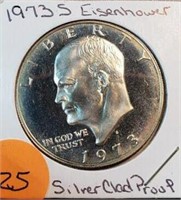 1973S Eisenhower Silver Proof Dollar