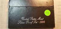 1996 US Mint Silver Proof Set SEMI KEY DATE