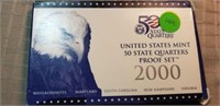 2000 US Mint Quarter Proof Set