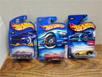 NEW 3 Hotwheels Cars