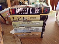 Lot of hardback General Robert E Lee books