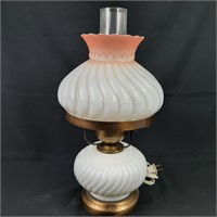 Electric Hurricane Style Table Lamp