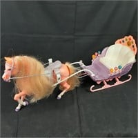 Barbie Nutcracker Horse and Sleigh
