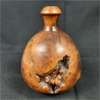 Rare 5" Burl Root Bud Vase