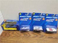 NEW 4 Ruff N'Tuff Die Cast GM Collector Cars