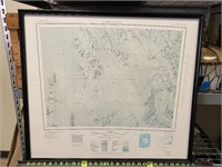 Vintage map of Antarctica