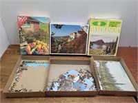 3 Summer-Fall Scene Puzzles #Unknown if Complete