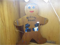 Ginger Bread Man Welcome Sign