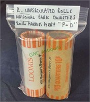 Coins - two rolls uncirculated National Park